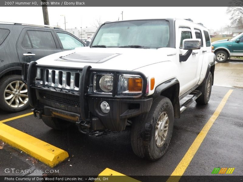 Birch White / Ebony Black 2007 Hummer H3