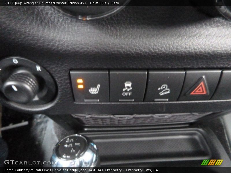 Chief Blue / Black 2017 Jeep Wrangler Unlimited Winter Edition 4x4