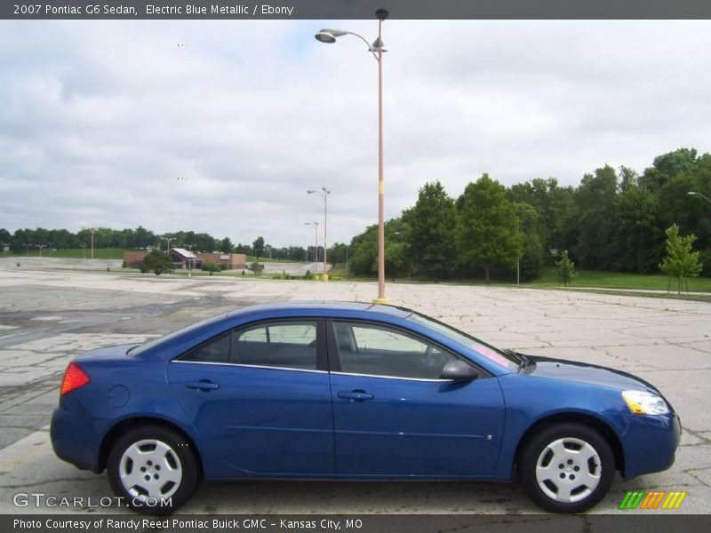 Electric Blue Metallic / Ebony 2007 Pontiac G6 Sedan