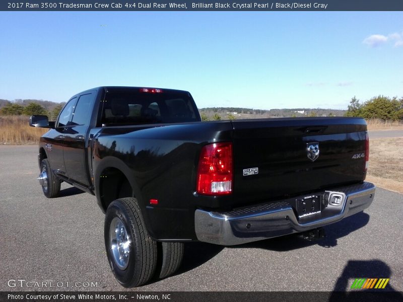 Brilliant Black Crystal Pearl / Black/Diesel Gray 2017 Ram 3500 Tradesman Crew Cab 4x4 Dual Rear Wheel