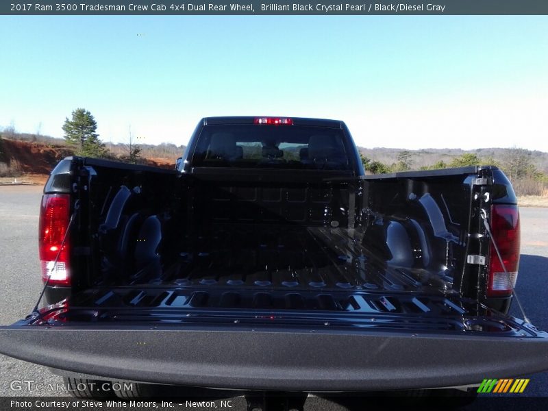 Brilliant Black Crystal Pearl / Black/Diesel Gray 2017 Ram 3500 Tradesman Crew Cab 4x4 Dual Rear Wheel