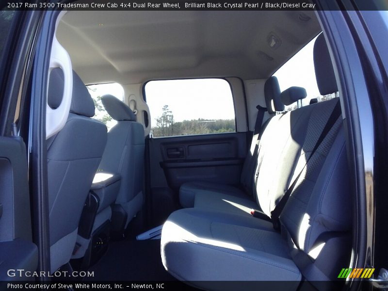 Brilliant Black Crystal Pearl / Black/Diesel Gray 2017 Ram 3500 Tradesman Crew Cab 4x4 Dual Rear Wheel