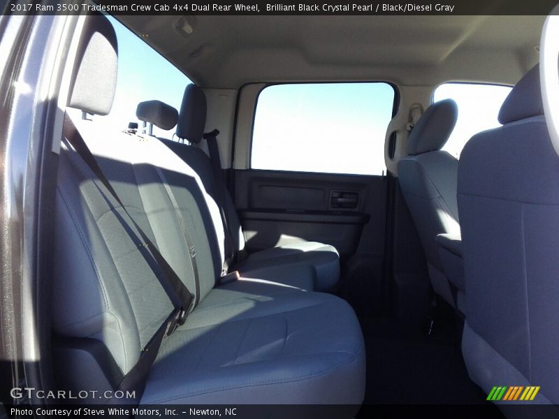 Brilliant Black Crystal Pearl / Black/Diesel Gray 2017 Ram 3500 Tradesman Crew Cab 4x4 Dual Rear Wheel