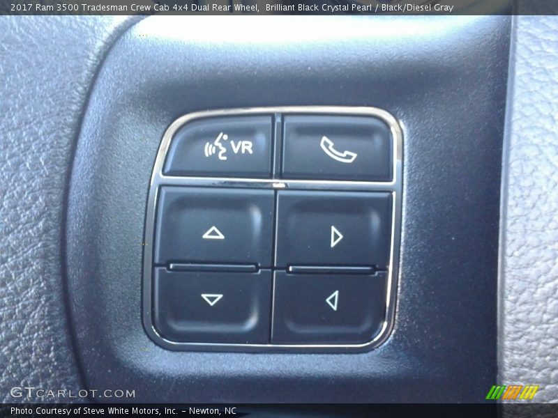 Brilliant Black Crystal Pearl / Black/Diesel Gray 2017 Ram 3500 Tradesman Crew Cab 4x4 Dual Rear Wheel