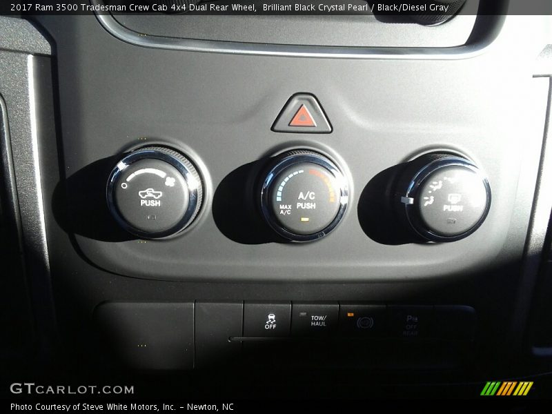 Brilliant Black Crystal Pearl / Black/Diesel Gray 2017 Ram 3500 Tradesman Crew Cab 4x4 Dual Rear Wheel