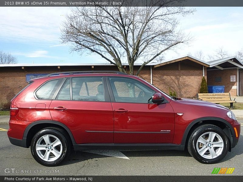 Vermilion Red Metallic / Black 2013 BMW X5 xDrive 35i Premium