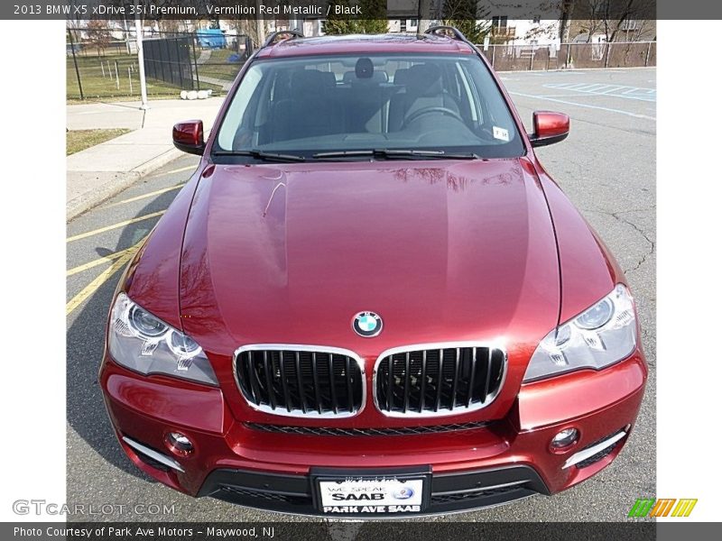 Vermilion Red Metallic / Black 2013 BMW X5 xDrive 35i Premium