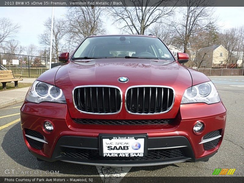 Vermilion Red Metallic / Black 2013 BMW X5 xDrive 35i Premium