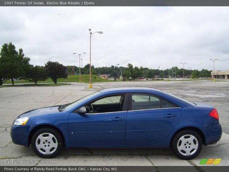 Electric Blue Metallic / Ebony 2007 Pontiac G6 Sedan