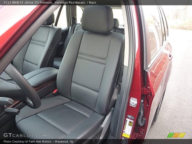 Vermilion Red Metallic / Black 2013 BMW X5 xDrive 35i Premium