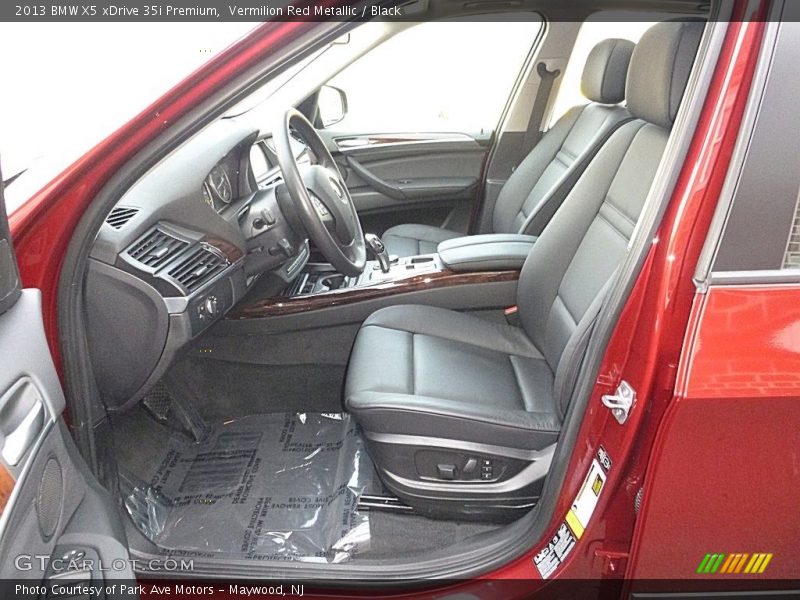 Vermilion Red Metallic / Black 2013 BMW X5 xDrive 35i Premium