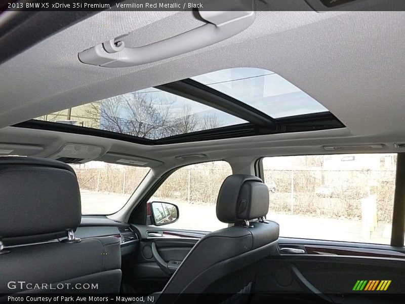 Vermilion Red Metallic / Black 2013 BMW X5 xDrive 35i Premium