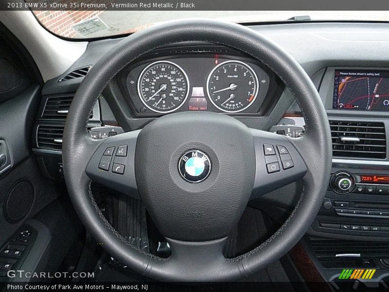 Vermilion Red Metallic / Black 2013 BMW X5 xDrive 35i Premium