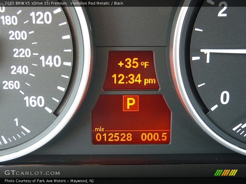 Vermilion Red Metallic / Black 2013 BMW X5 xDrive 35i Premium