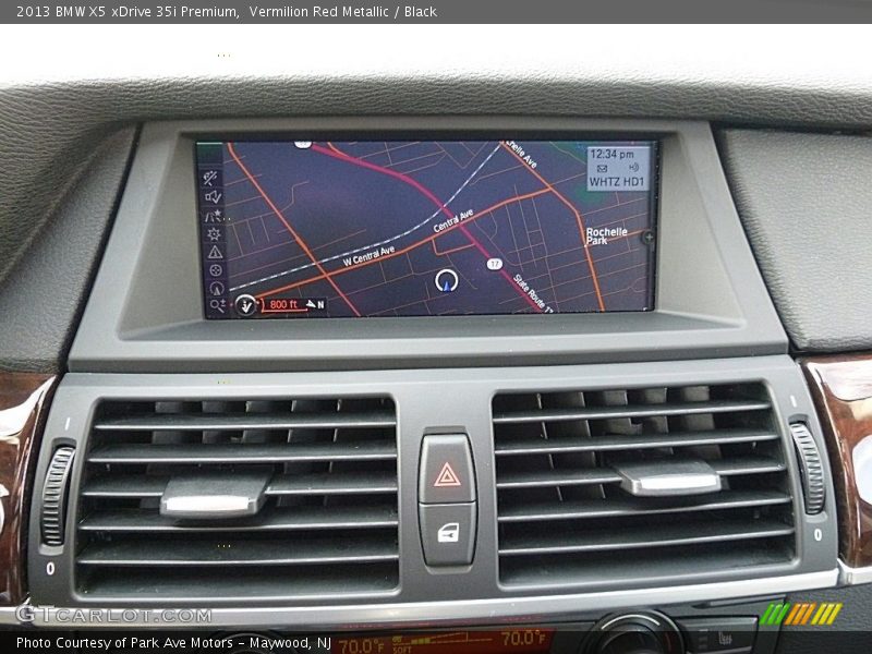 Vermilion Red Metallic / Black 2013 BMW X5 xDrive 35i Premium