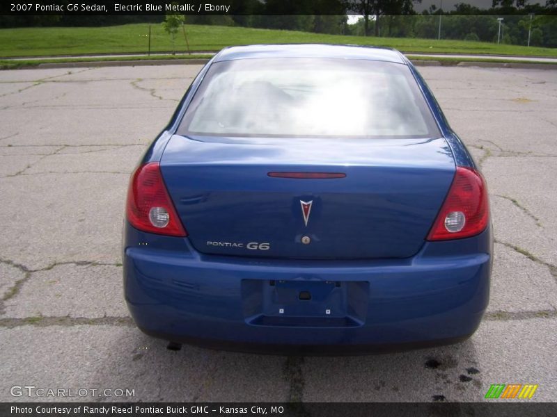 Electric Blue Metallic / Ebony 2007 Pontiac G6 Sedan