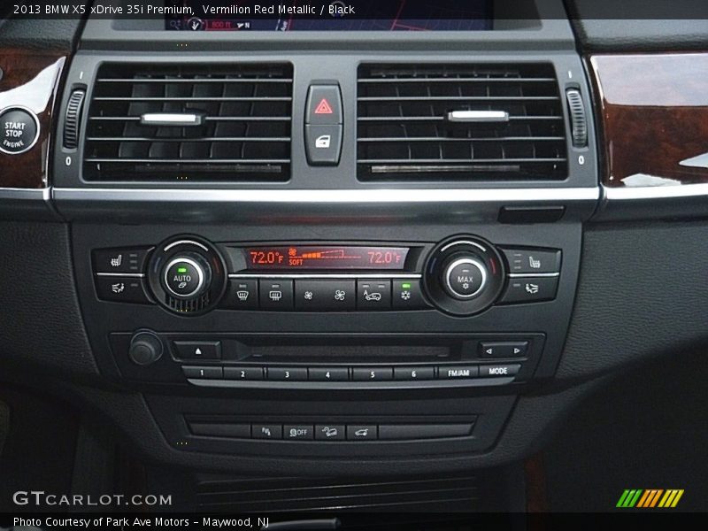 Vermilion Red Metallic / Black 2013 BMW X5 xDrive 35i Premium