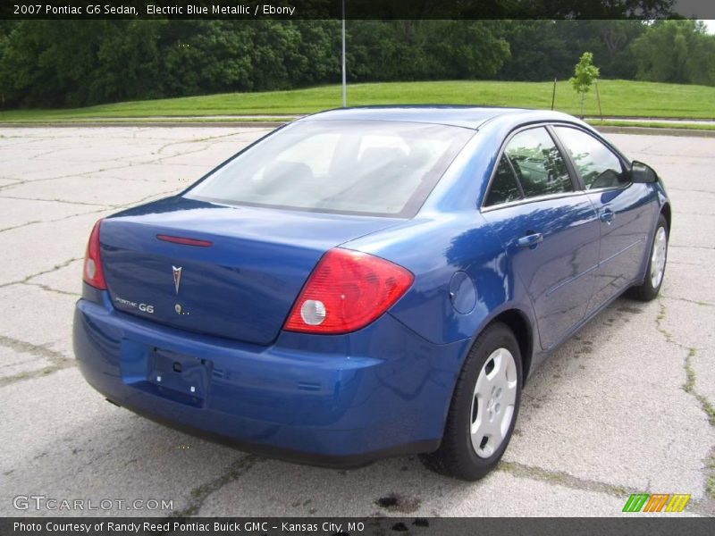 Electric Blue Metallic / Ebony 2007 Pontiac G6 Sedan
