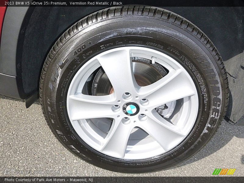 Vermilion Red Metallic / Black 2013 BMW X5 xDrive 35i Premium