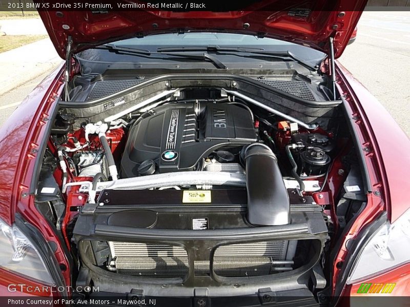 Vermilion Red Metallic / Black 2013 BMW X5 xDrive 35i Premium