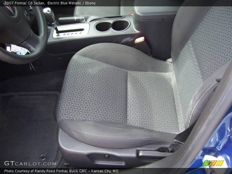 Electric Blue Metallic / Ebony 2007 Pontiac G6 Sedan
