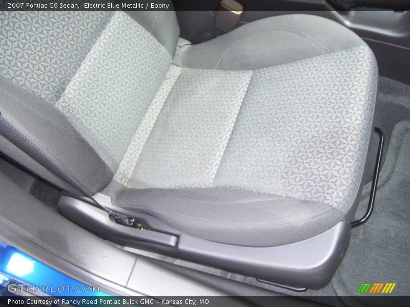 Electric Blue Metallic / Ebony 2007 Pontiac G6 Sedan