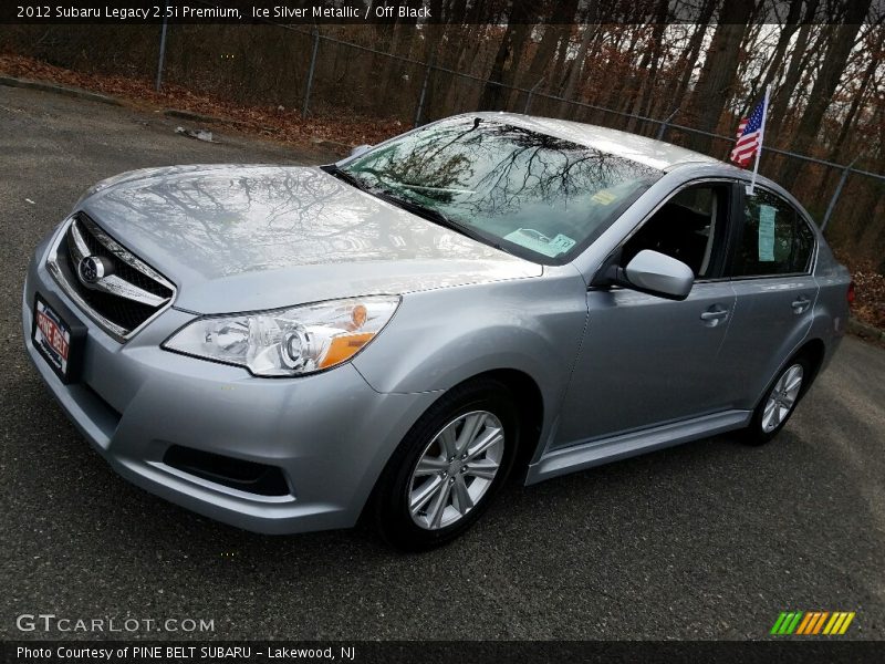 Ice Silver Metallic / Off Black 2012 Subaru Legacy 2.5i Premium