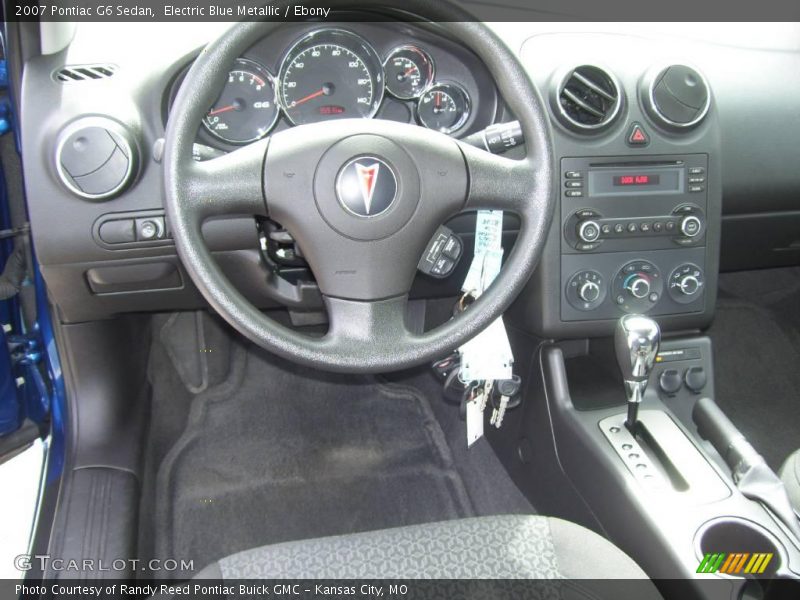 Electric Blue Metallic / Ebony 2007 Pontiac G6 Sedan
