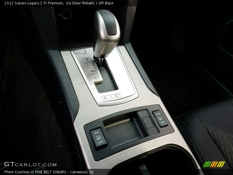 Ice Silver Metallic / Off Black 2012 Subaru Legacy 2.5i Premium