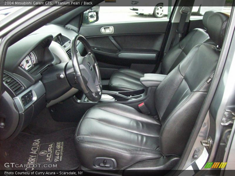 Titanium Pearl / Black 2004 Mitsubishi Galant GTS