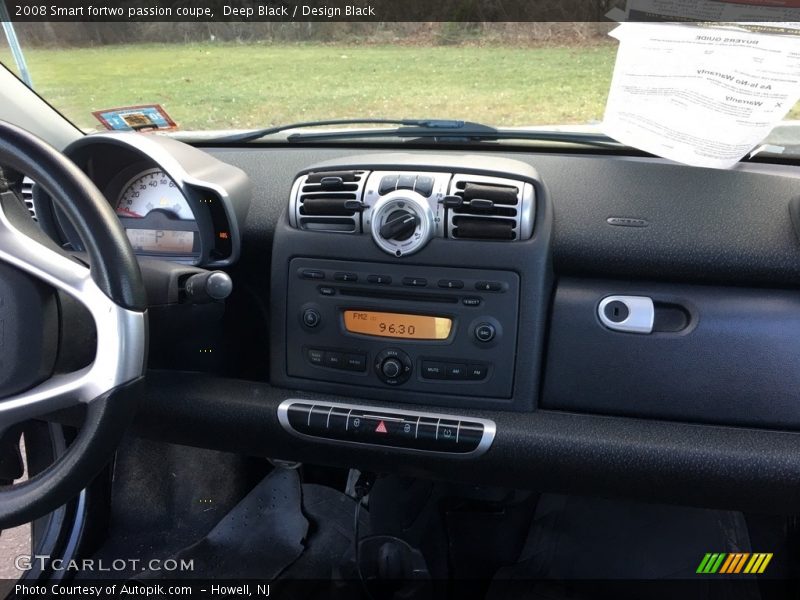 Deep Black / Design Black 2008 Smart fortwo passion coupe