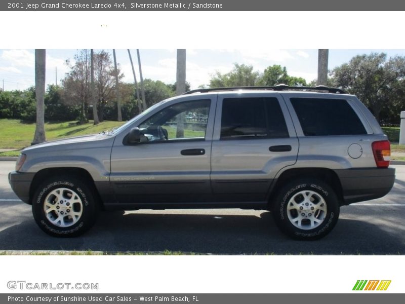 Silverstone Metallic / Sandstone 2001 Jeep Grand Cherokee Laredo 4x4
