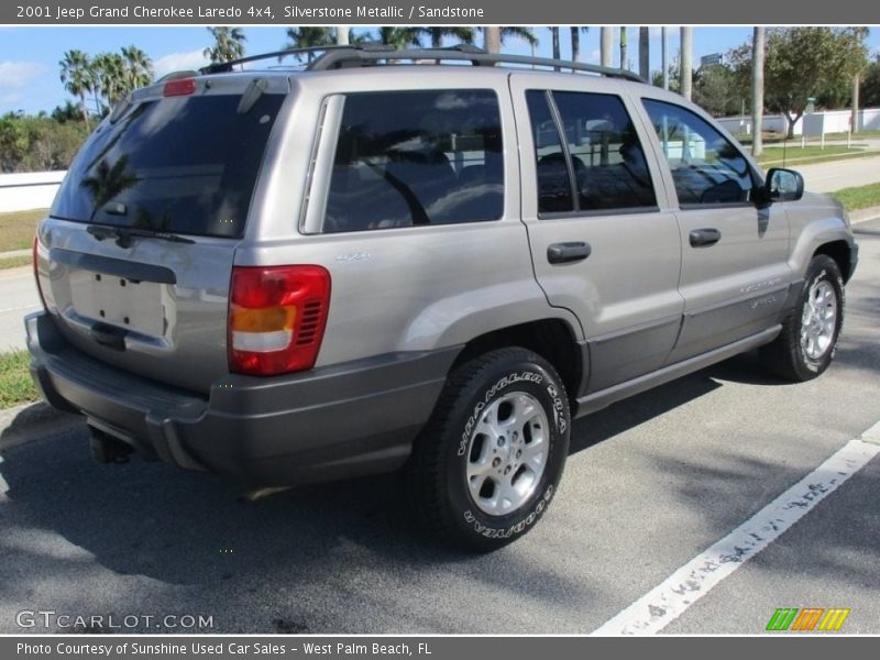 Silverstone Metallic / Sandstone 2001 Jeep Grand Cherokee Laredo 4x4