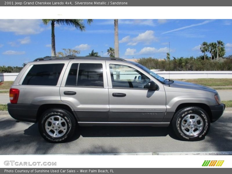 Silverstone Metallic / Sandstone 2001 Jeep Grand Cherokee Laredo 4x4