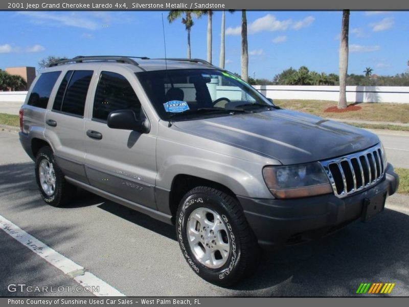 Silverstone Metallic / Sandstone 2001 Jeep Grand Cherokee Laredo 4x4