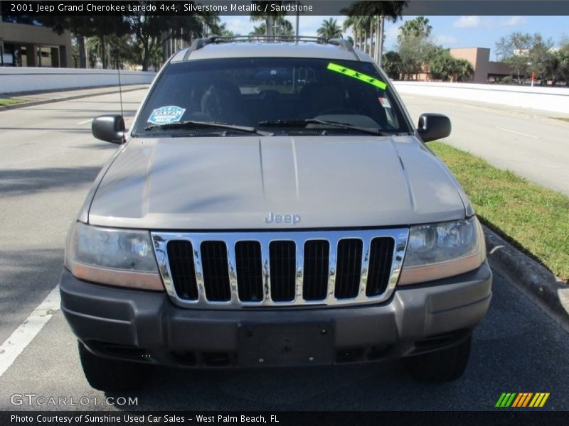 Silverstone Metallic / Sandstone 2001 Jeep Grand Cherokee Laredo 4x4