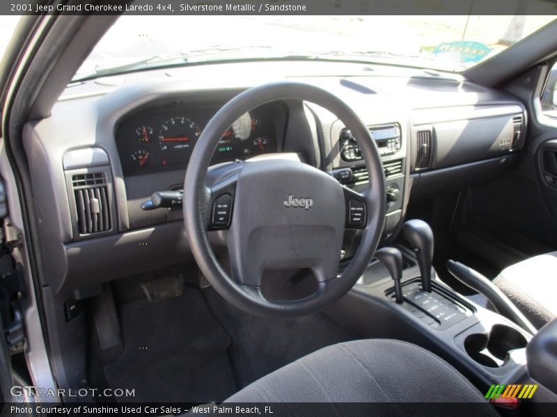 Silverstone Metallic / Sandstone 2001 Jeep Grand Cherokee Laredo 4x4