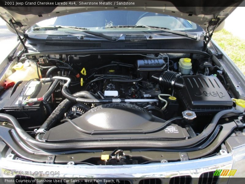 Silverstone Metallic / Sandstone 2001 Jeep Grand Cherokee Laredo 4x4