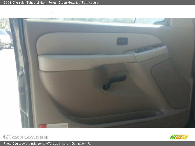 Forest Green Metallic / Tan/Neutral 2001 Chevrolet Tahoe LS 4x4