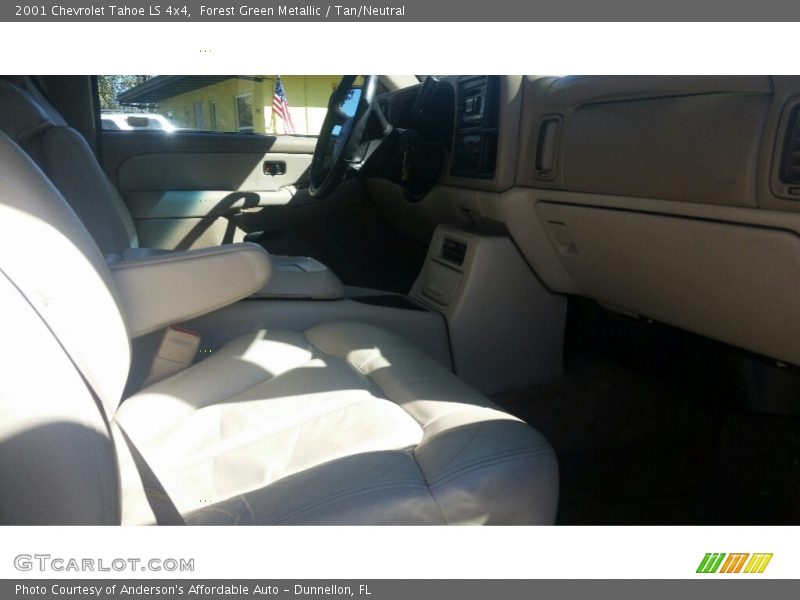 Forest Green Metallic / Tan/Neutral 2001 Chevrolet Tahoe LS 4x4