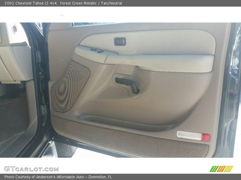 Forest Green Metallic / Tan/Neutral 2001 Chevrolet Tahoe LS 4x4
