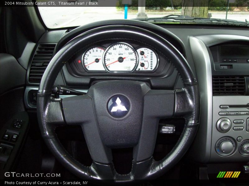 Titanium Pearl / Black 2004 Mitsubishi Galant GTS