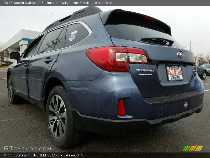 Twilight Blue Metallic / Warm Ivory 2017 Subaru Outback 2.5i Limited