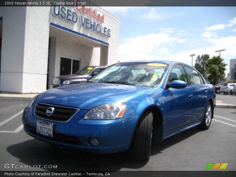 Crystal Blue / Frost 2003 Nissan Altima 3.5 SE