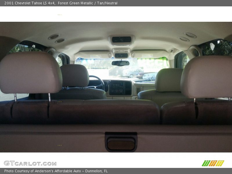 Forest Green Metallic / Tan/Neutral 2001 Chevrolet Tahoe LS 4x4