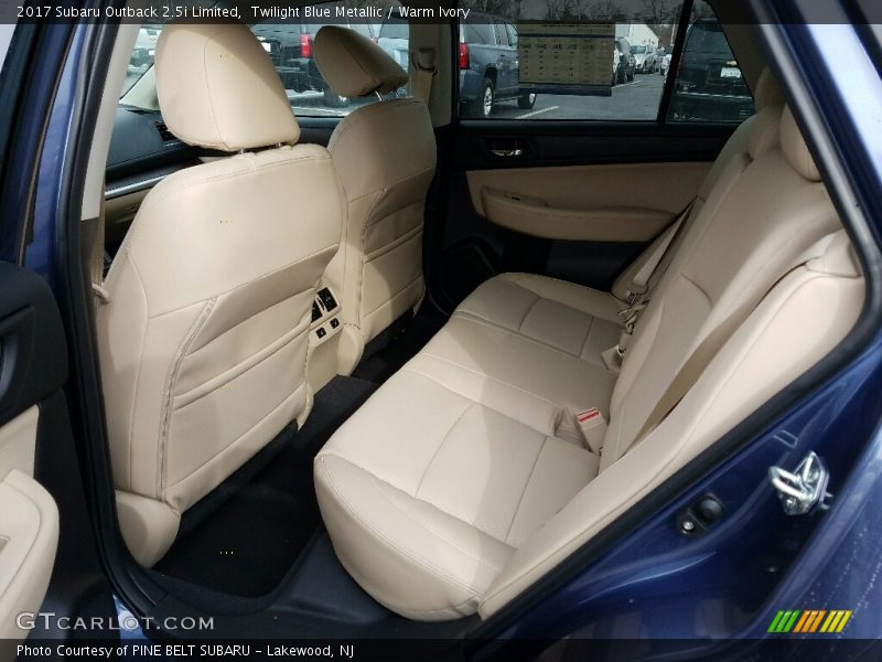Twilight Blue Metallic / Warm Ivory 2017 Subaru Outback 2.5i Limited