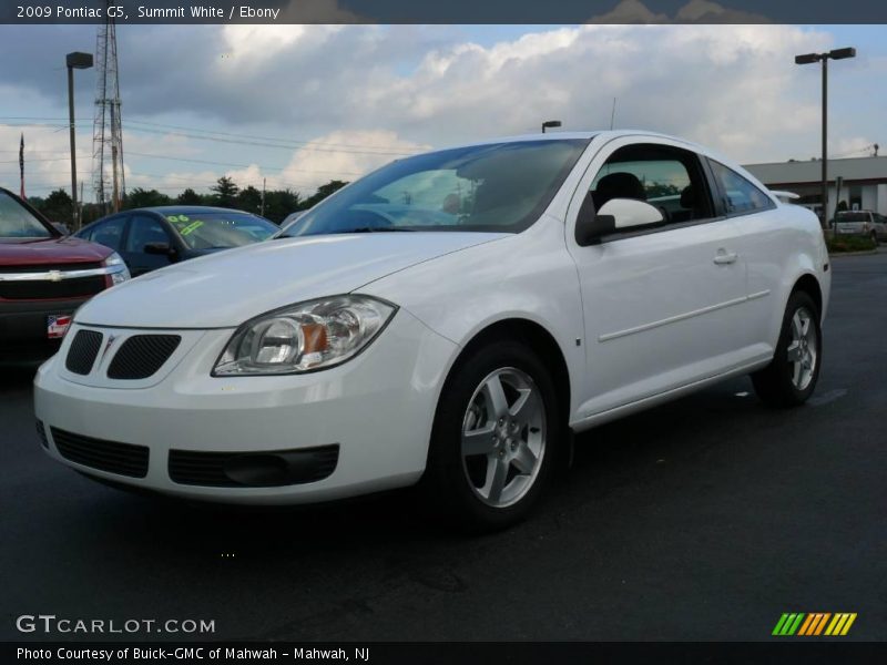 Summit White / Ebony 2009 Pontiac G5