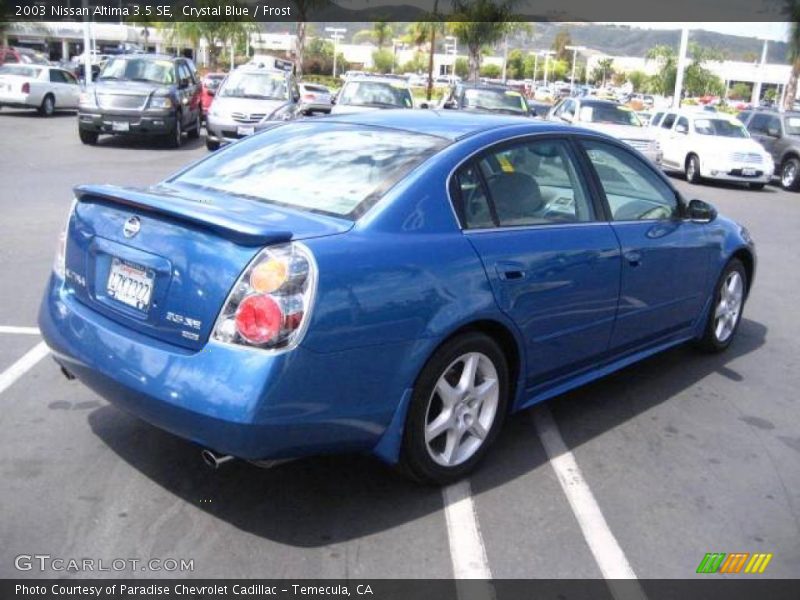 Crystal Blue / Frost 2003 Nissan Altima 3.5 SE