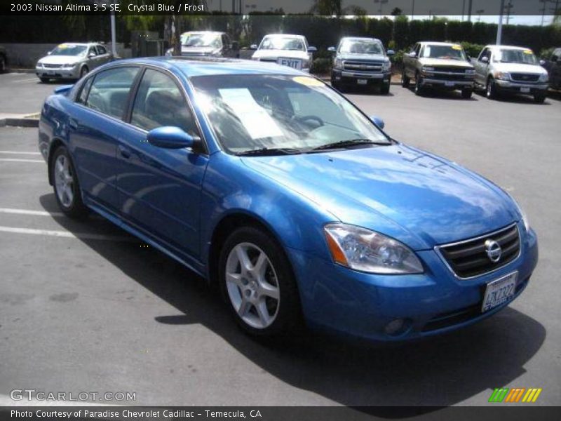 Crystal Blue / Frost 2003 Nissan Altima 3.5 SE