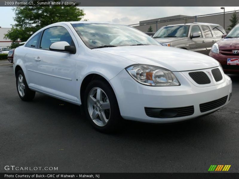 Summit White / Ebony 2009 Pontiac G5